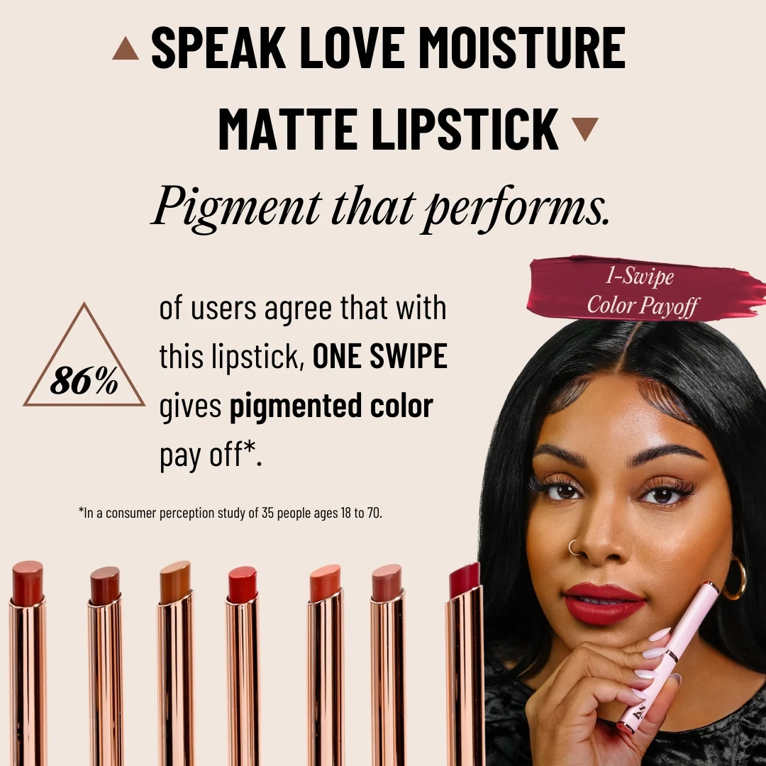 Speak Love Moisture Matte Lipstick - Image 50